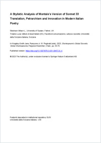 Steenson_Trissino_2023_Palgrave Macmillan_A Stylistic Analysis of Montales Version